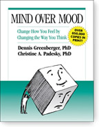 cover of mind over mood 1st edition