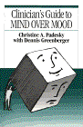 book cover of clinician's guide to mind over mood, 1st edition