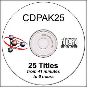 image showing 25 CD titles