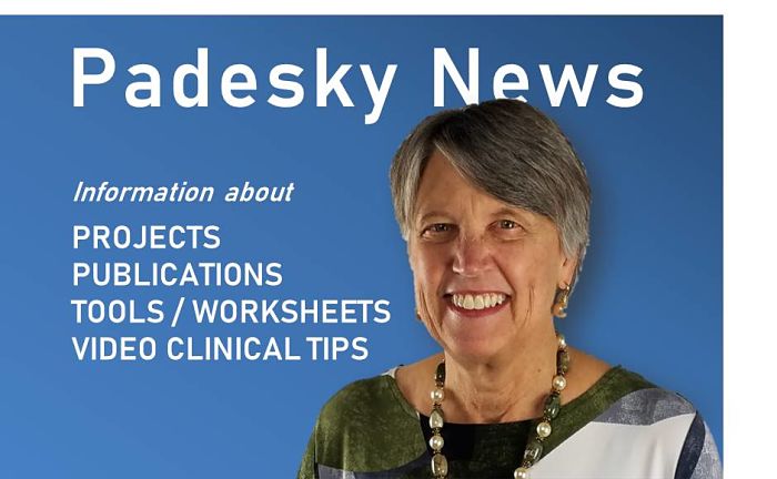 padesky news with information about projects, publications, tools, worksheets, and video clinical tips