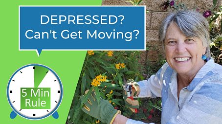 screen shot for depressed? can'g get moving? 5 minute rule