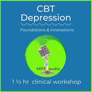 mp3 audio cover art for cbt depression. foundations and innovations