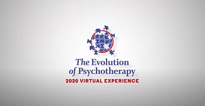 logo for 2020 evolution of psychotherapy virtual experience