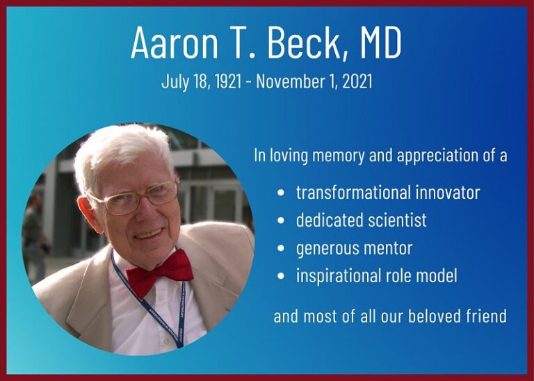 photo of aaron t beck, md at the 2005 evolution of psychotherapy in anaheim california