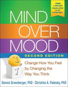 mind over mood 2nd edition showing over 1.3 million copies sold in 23 languages