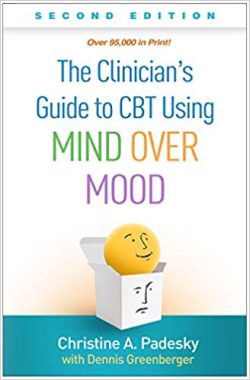 cover of the new clinician's guide to cbt using mind over mood